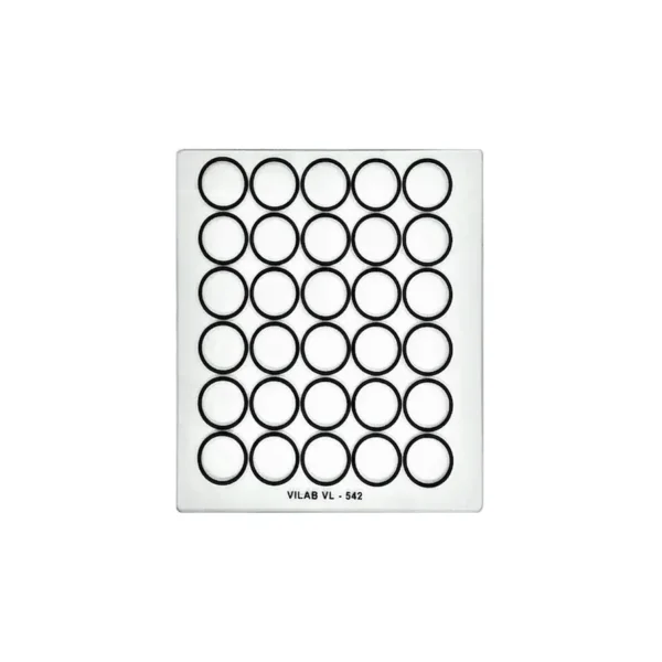 PLACA DE VIDRIO 30 ANILLOS MARCA PROFESIONAL